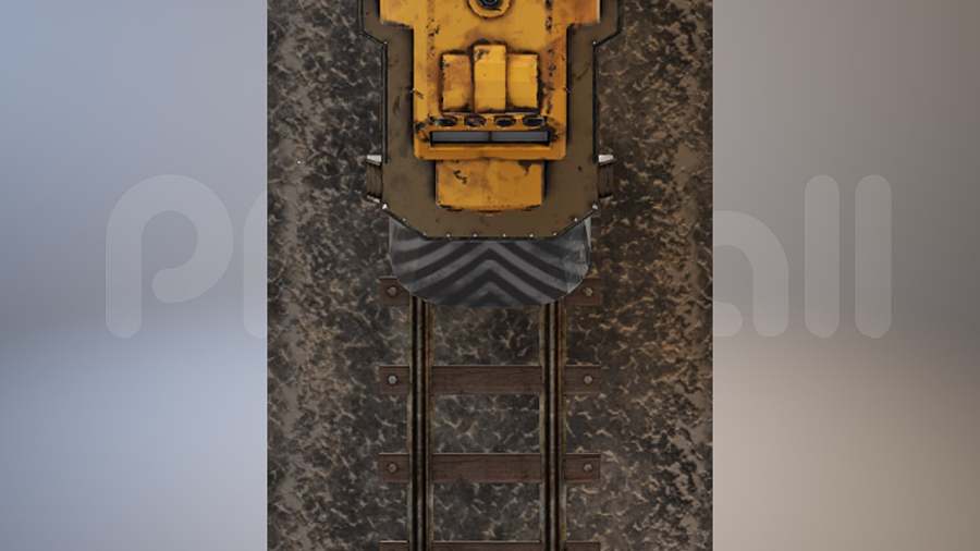 一节怀旧的火车头PPT模型素材