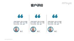 团队介绍/员工介绍（带头像图片）的PPT模板素材