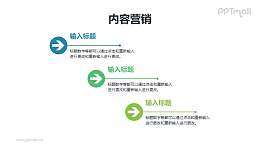 3部分文本要点PPT模板下载