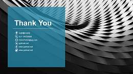 全图型感谢页PPT模板下载