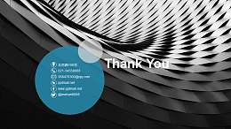 全图型圆形色块+文字排版感谢页PPT模板下载