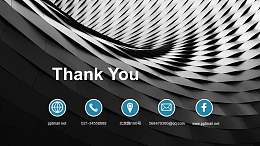 全图型大标题+图标型致谢页/最后一页PPT模板下载