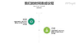 超酷的多页时间轴切换PPT模板素材