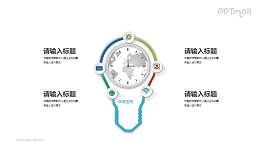 电灯泡示意图PPT素材下载