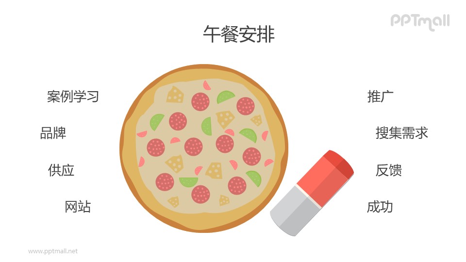 pizza披萨食物PPT图片素材下载