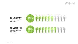 男女比例对比分析数据分析PPT素材下载