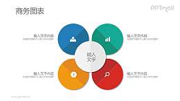 一分为四的总分关系PPT素材下载