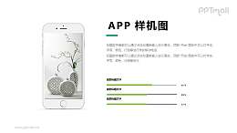 APP样机图（iphone设备）PPT模板下载