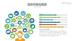 社交網(wǎng)絡(luò)市場份額比例分析PPT圖表模板下載