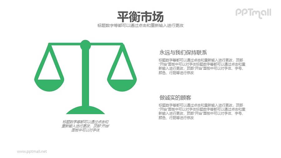 平衡市场/均衡市场PPT模板下载