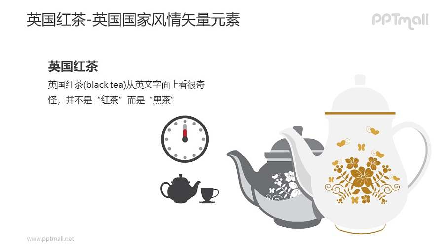 英式早茶-英国国家风情PPT图像素材下载
