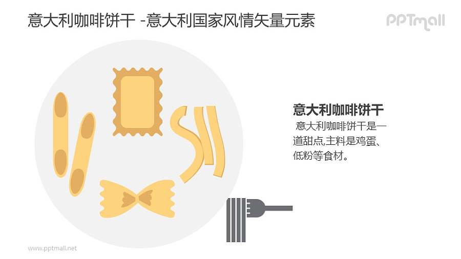 意大利咖啡饼干-意大利国家风情PPT图像素材下载