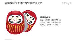 达摩不倒翁-日本国家风情PPT图像素材下载