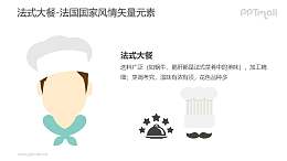 法式大餐-法国国家风情PPT图像素材下载