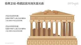 雅典卫城-希腊国家风情PPT图像素材下载