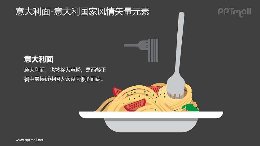 意大利面-意大利国家风情PPT图像素材下载