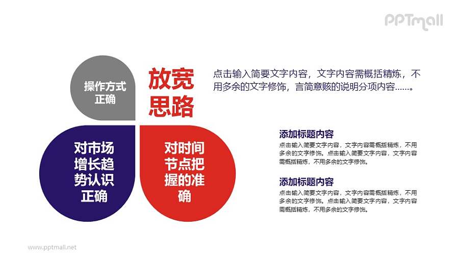 放宽思路PPT素材模板下载