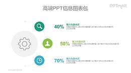 半圆环要点列表PPT图示素材下载