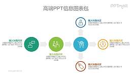 递进关系图PPT图示素材模板下载