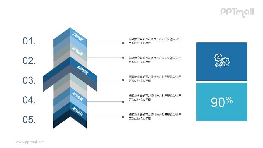 箭头图示PPT模板素材下载