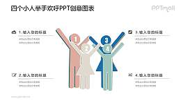 二胎家庭/双手举高PPT图示素材下载