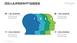 团队头脑风暴PPT图示素材下载