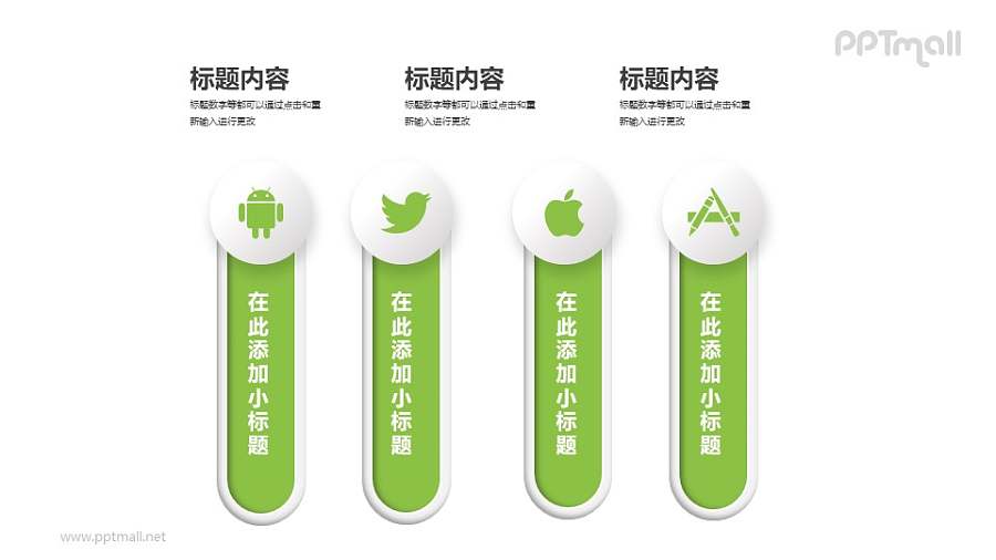 不同操作系统下的性能状态PPT图示素材下载