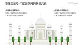 印度泰姬陵-印度国家风情PPT图像素材下载