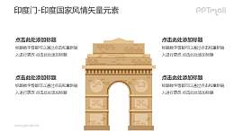 印度门-印度国家风情PPT图像素材下载