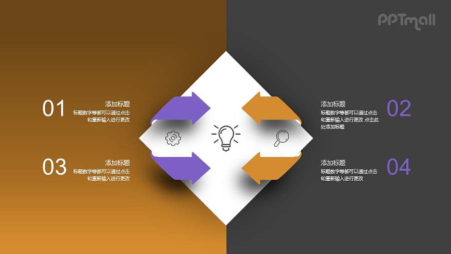 目录过渡页PPT图示素材下载