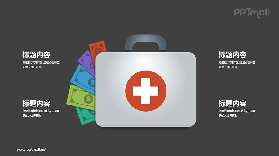 资金医疗包PPT图示素材下载
