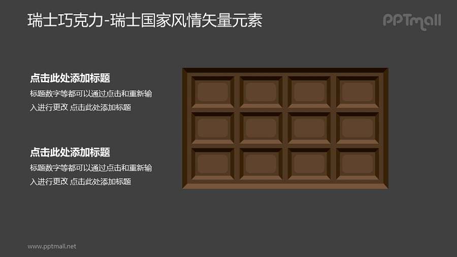 瑞士巧克力-瑞士国家风情PPT图像素材下载