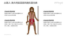 土著人-澳大利亚国家风情PPT图像素材下载