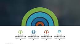 上下切分的排版PPT素材下载