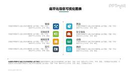 10部分信息列表PPT素材下载