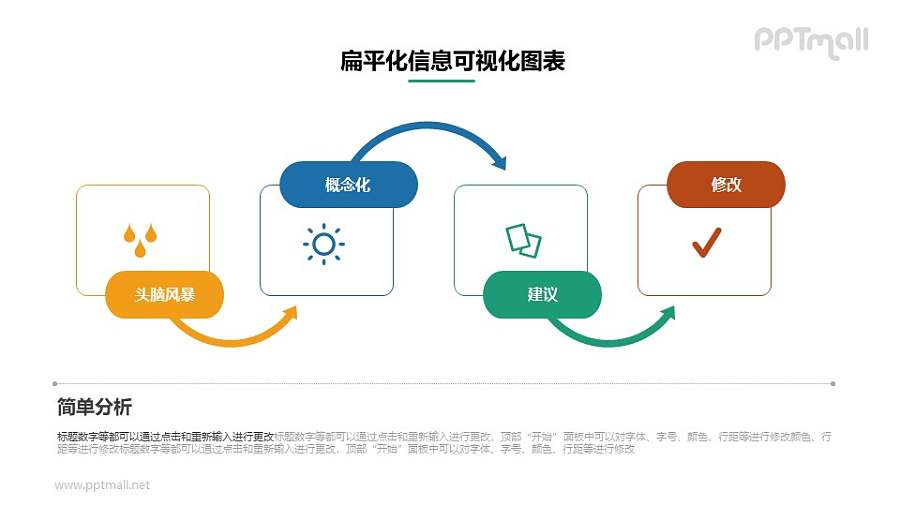 一级级递进关系的PPT素材下载