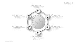 地球仪分析PPT素材图示下载