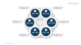 复杂的齿轮机械结构PPT素材图示下载