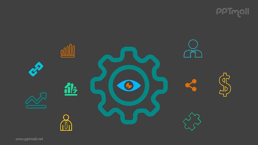 大齿轮PPT模板素材下载