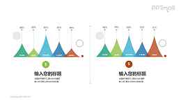 2部分火山图/柱状图数据对比PPT素材下载