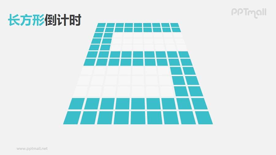 倒计时3D视觉效果PPT动画模板素材下载
