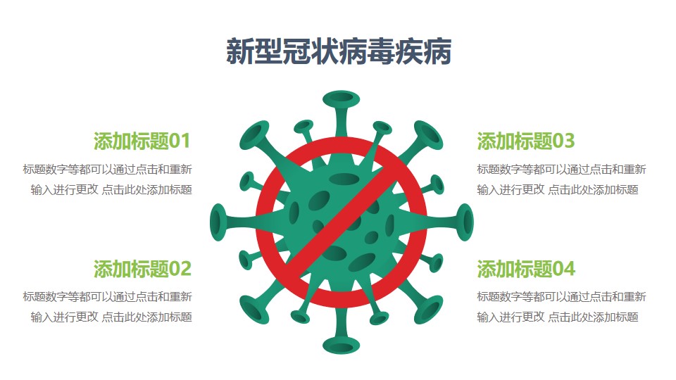  Prohibit/prevent COVID-19 new coronavirus PPT graphic material download