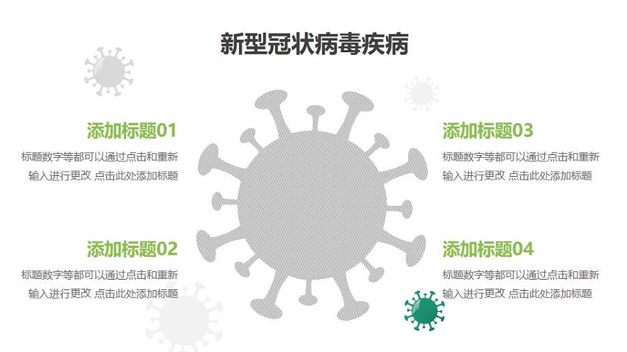 COVID-19新型冠状病毒分析介绍PPT图示素材下载