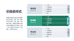 3部分计划表（图文排版）PPT素材模板下载