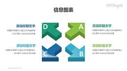 立体箭头分析模型PPT素材下载