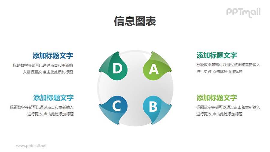 立体图形四要素并列关系PPT素材下载