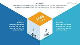立方体盒子要点分析说明PPT素材下载
