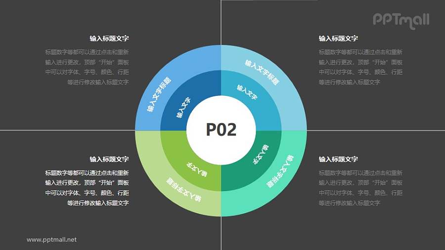多层次环境要素分析模型PPT素材下载