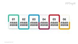 六部分曲折管道的时间轴ppt模板下载