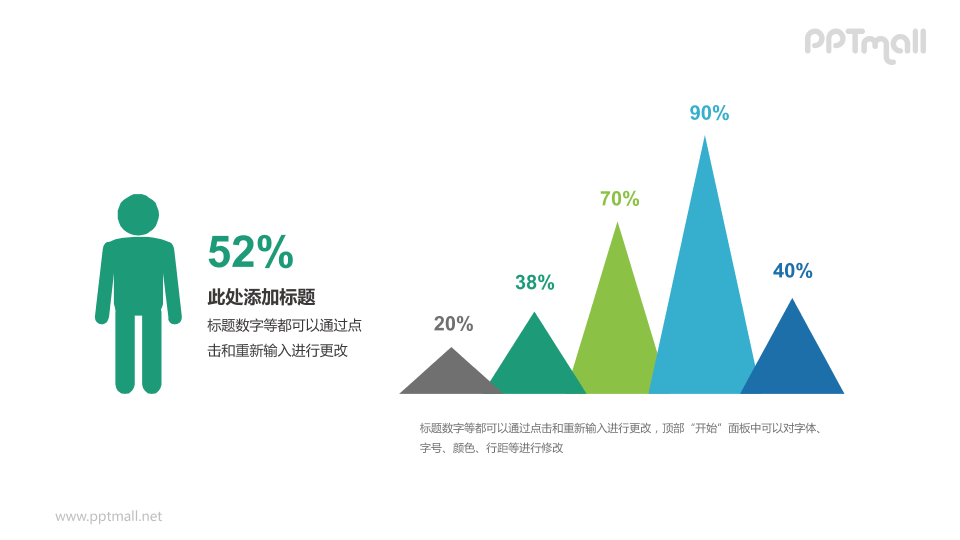多彩图表PPT模板下载